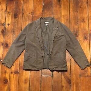 Green/Brown Blazer Jacket